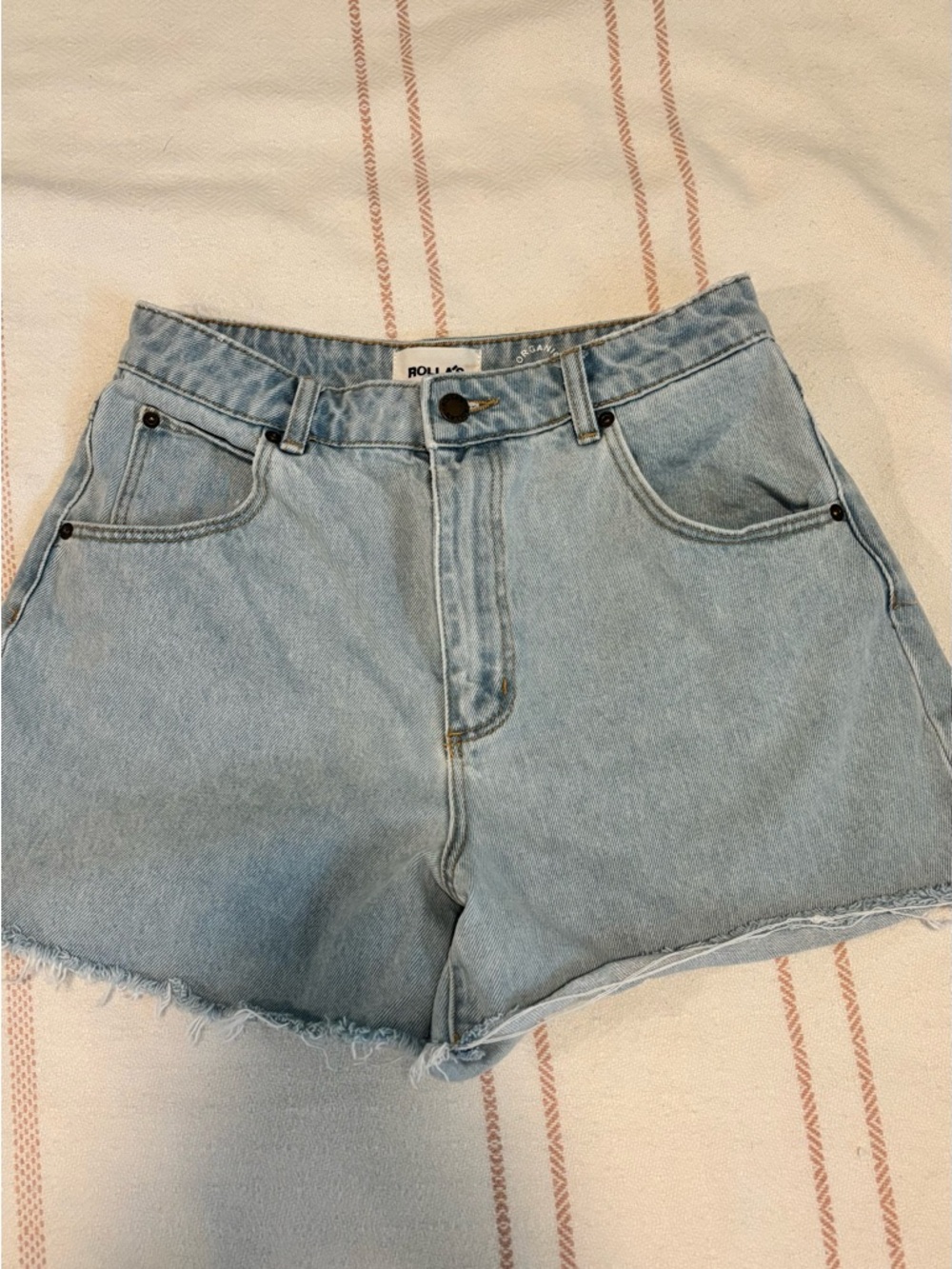 ROLLA'S Light Blue Denim Jean Shorts